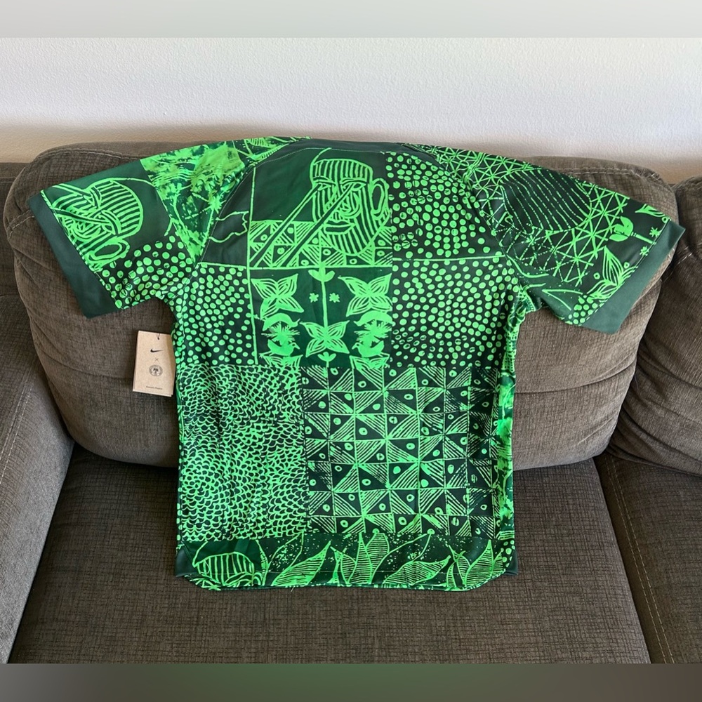 Nike Authentic Nigeria National Team 2022 Green DN0696-329 Jersey Men’s Sz: M - Picture 7 of 7